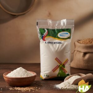 Harina de arroz integral sin gluten 1kg